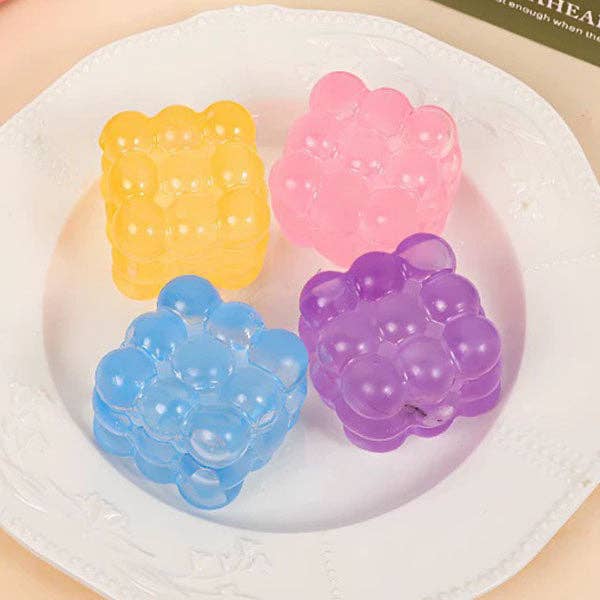 SugarSqueez Squishies® Bubble Cube Maltose Fidget Stress Ball