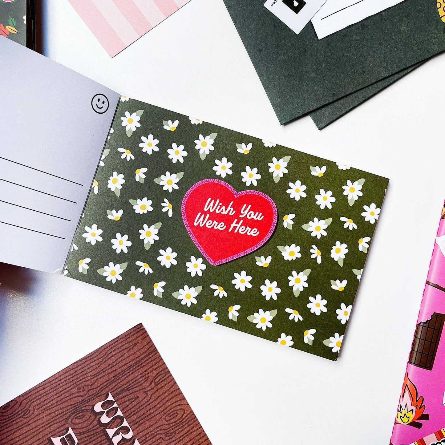 Summer Camp Postcard Book