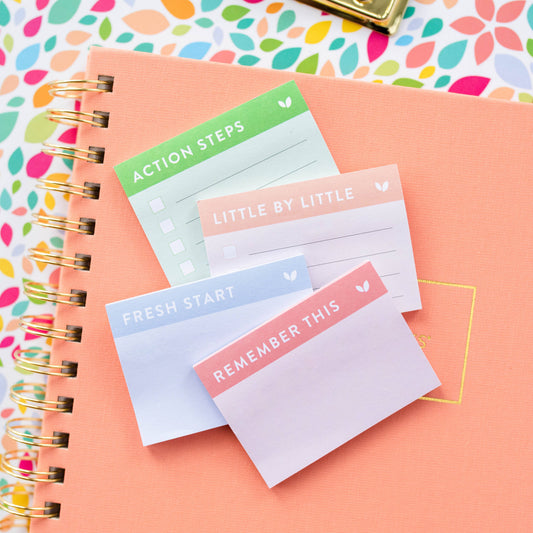 Mini Goal Setting Sticky Notes