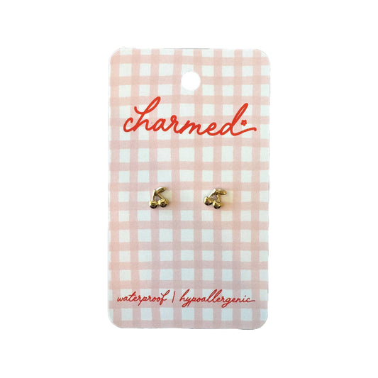 Gold Cherry | Hypoallergenic & Screw-back