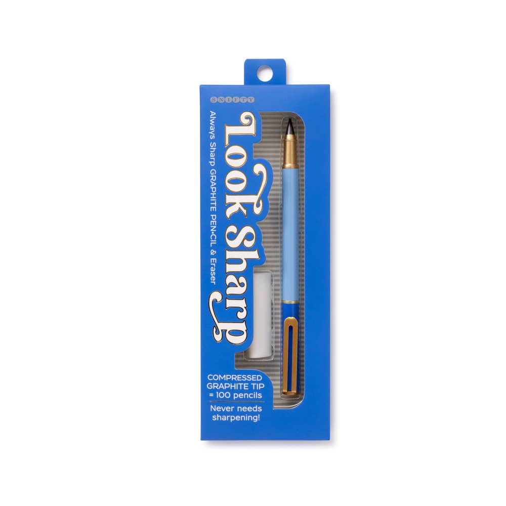 LOOK SHARP GRAPHITE PEN•CIL - BLUE