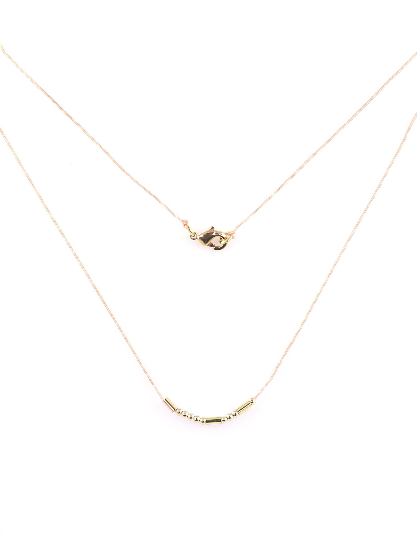 Morse Code Necklace - Gold - BFF