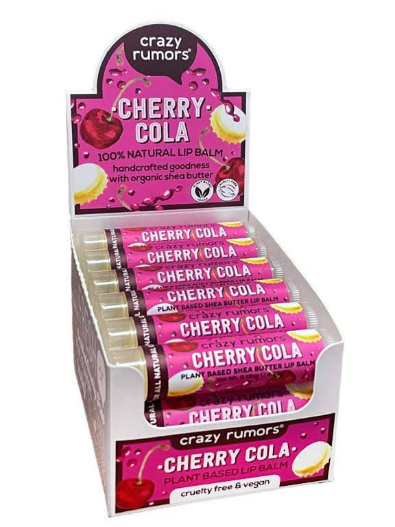 All Natural, Vegan Cherry Cola Lip Balm