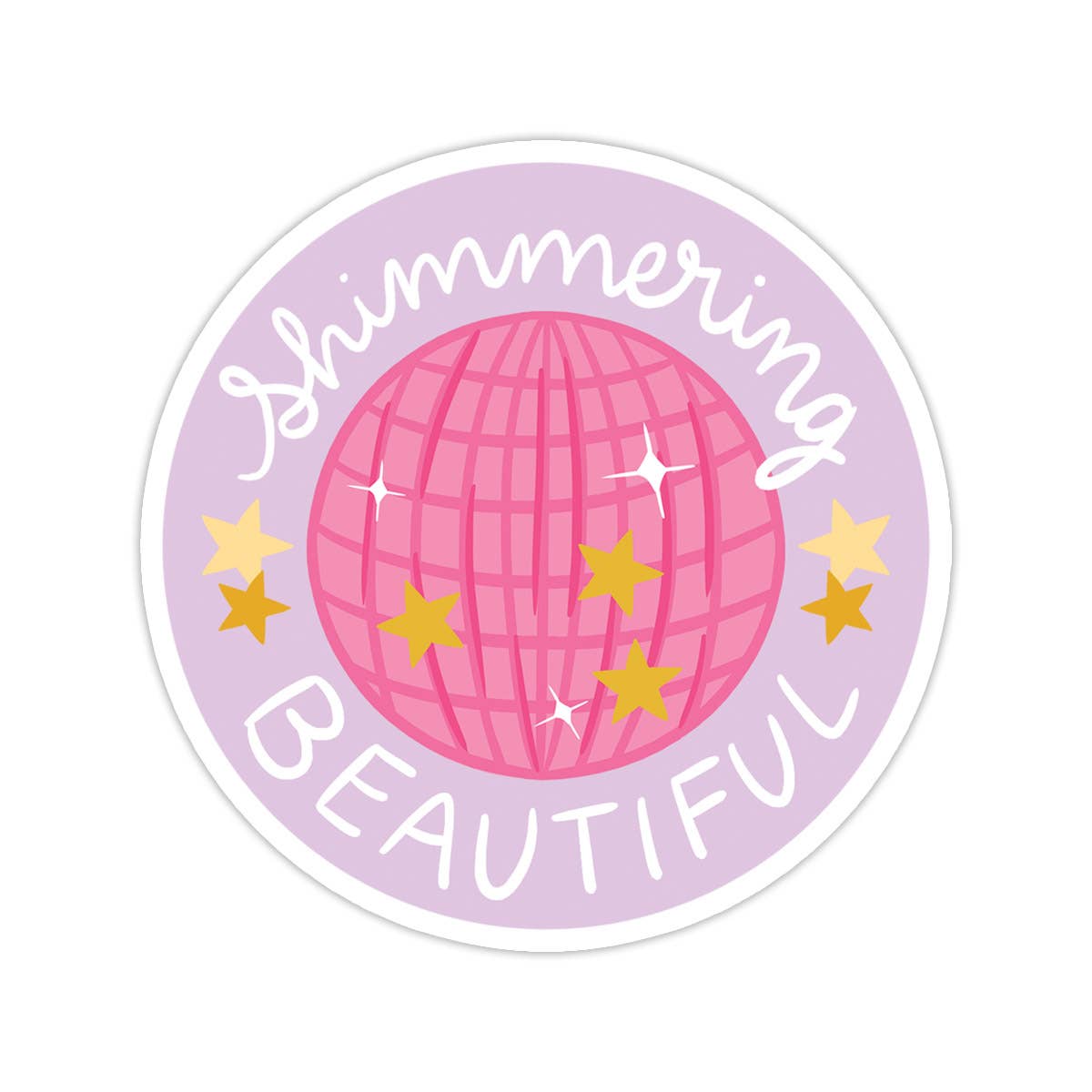 Shimmering Vinyl Sticker