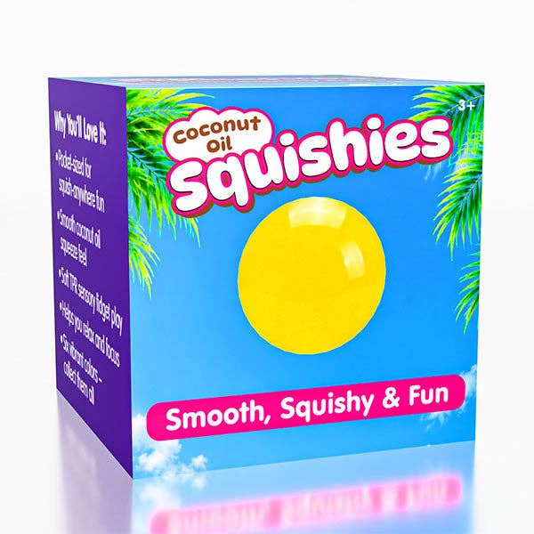 Coconut Oil Squishies® Solid Squish Fidget Stress Ball