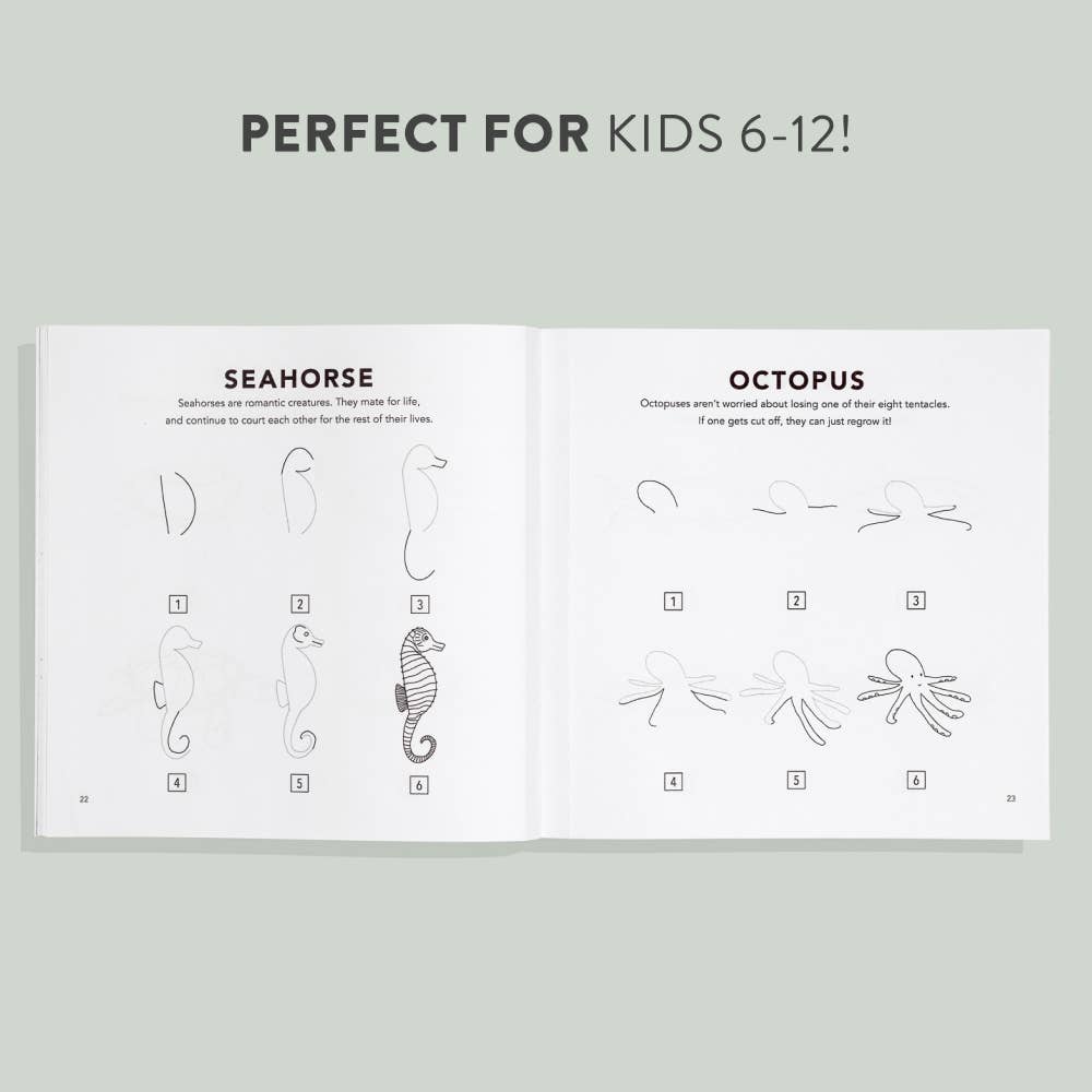 Under The Sea (Mini) How to Draw Book