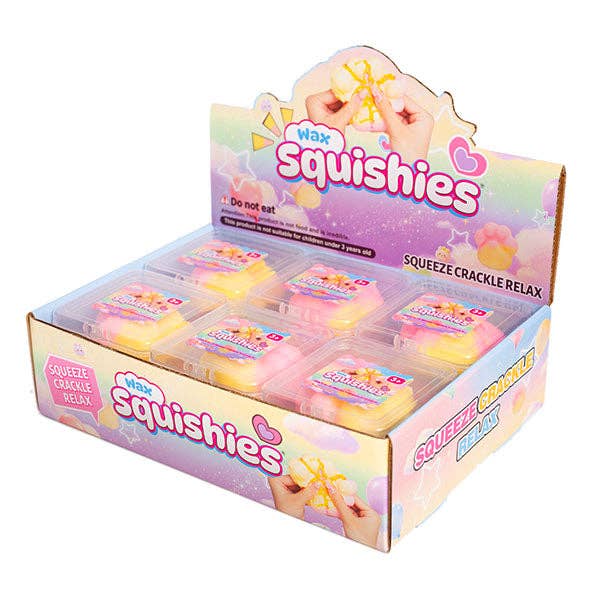 Wax Squishies® Cat Paw Wax Crackle Fidget Clay Toy
