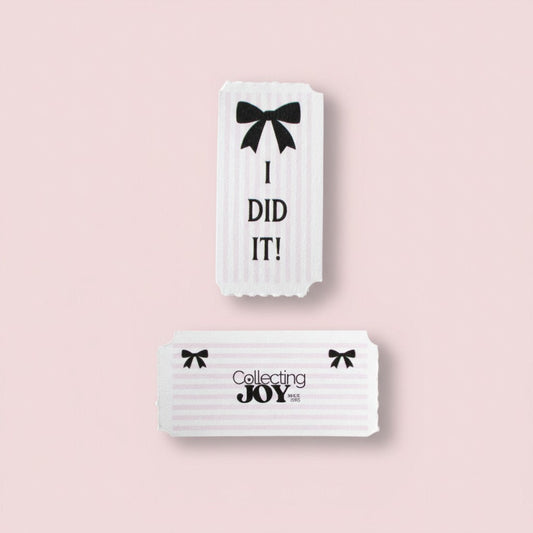 "I did it!" Reward Tickets - Bows and Stripes