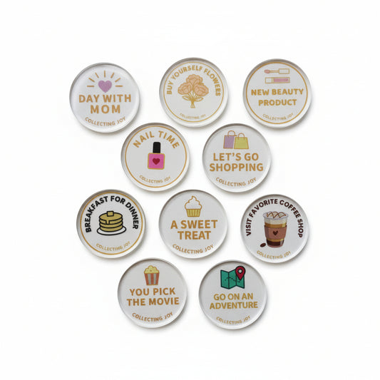 Girls Day With Mom Token Set - 10 pieces