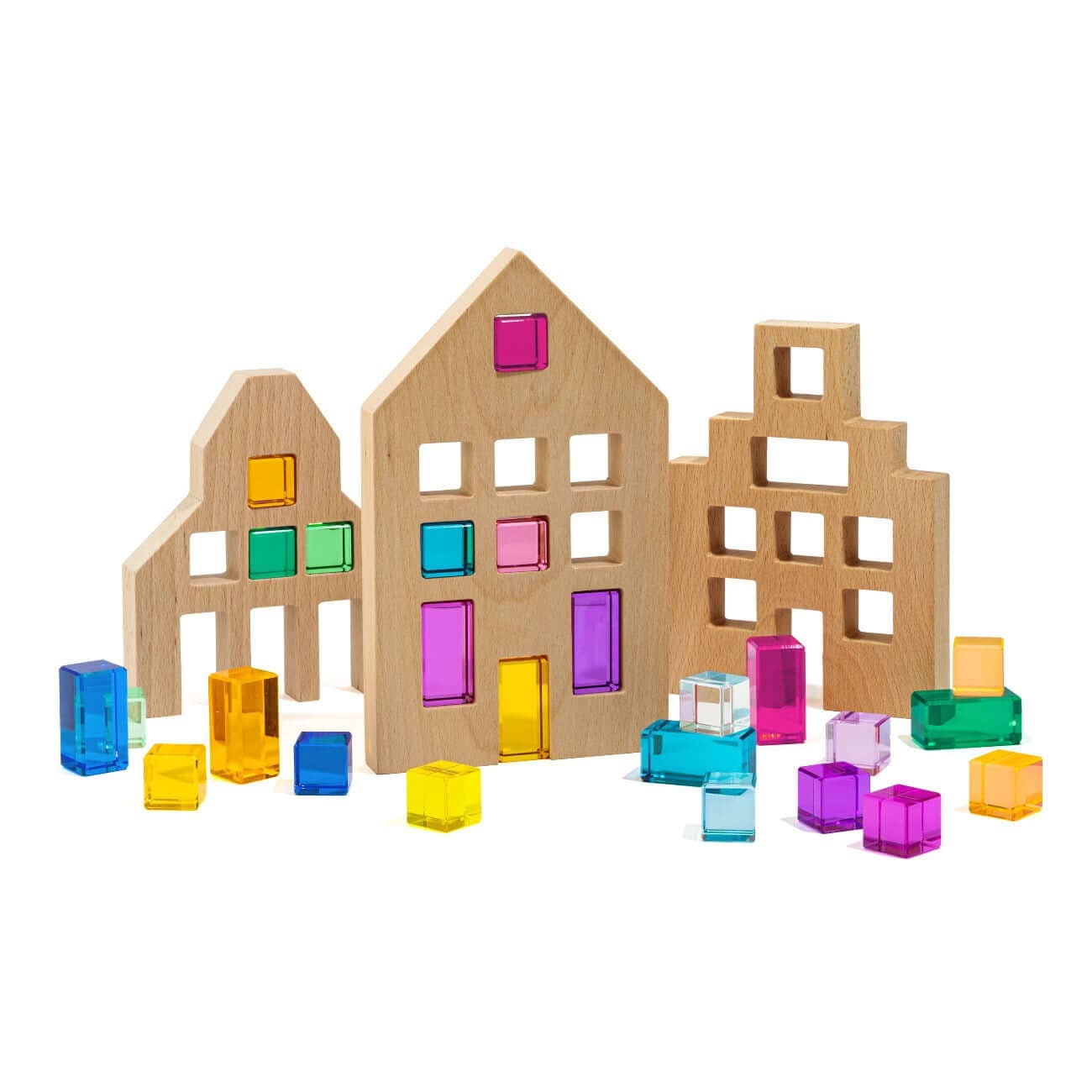 Riley City Blocks & Gems Set: Multicolor