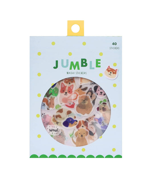 Mini Dogs Jumble Washi Stickers