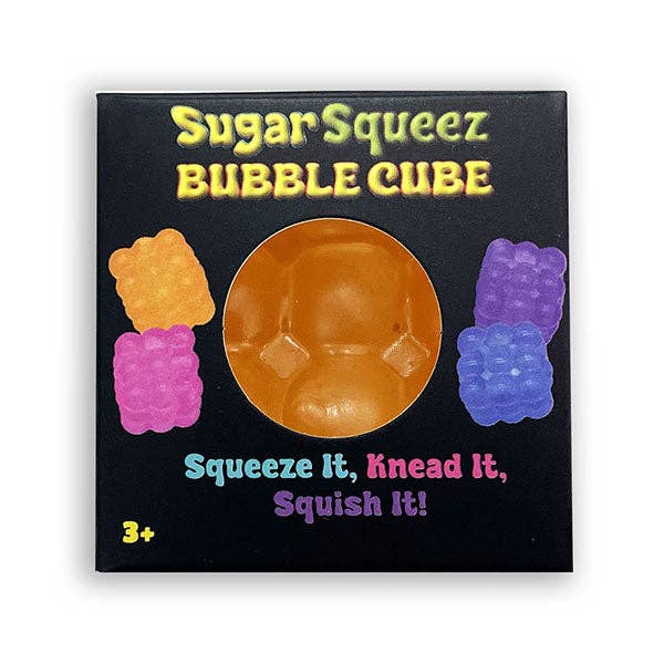 SugarSqueez Squishies® Bubble Cube Maltose Fidget Stress Ball