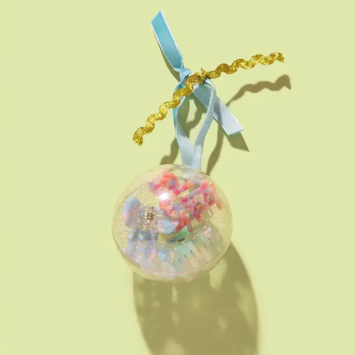 Bulb Ornament w/3 Acetate Claw Clips