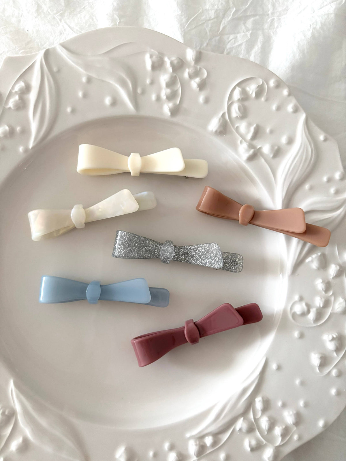 Bow Shape Hair Clips