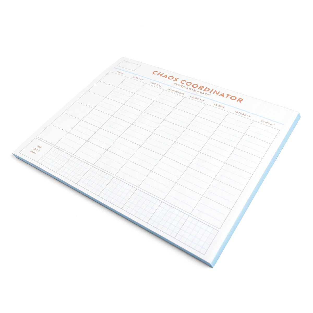 Chaos Coordinator Family Planner 8.5x11 Notepad