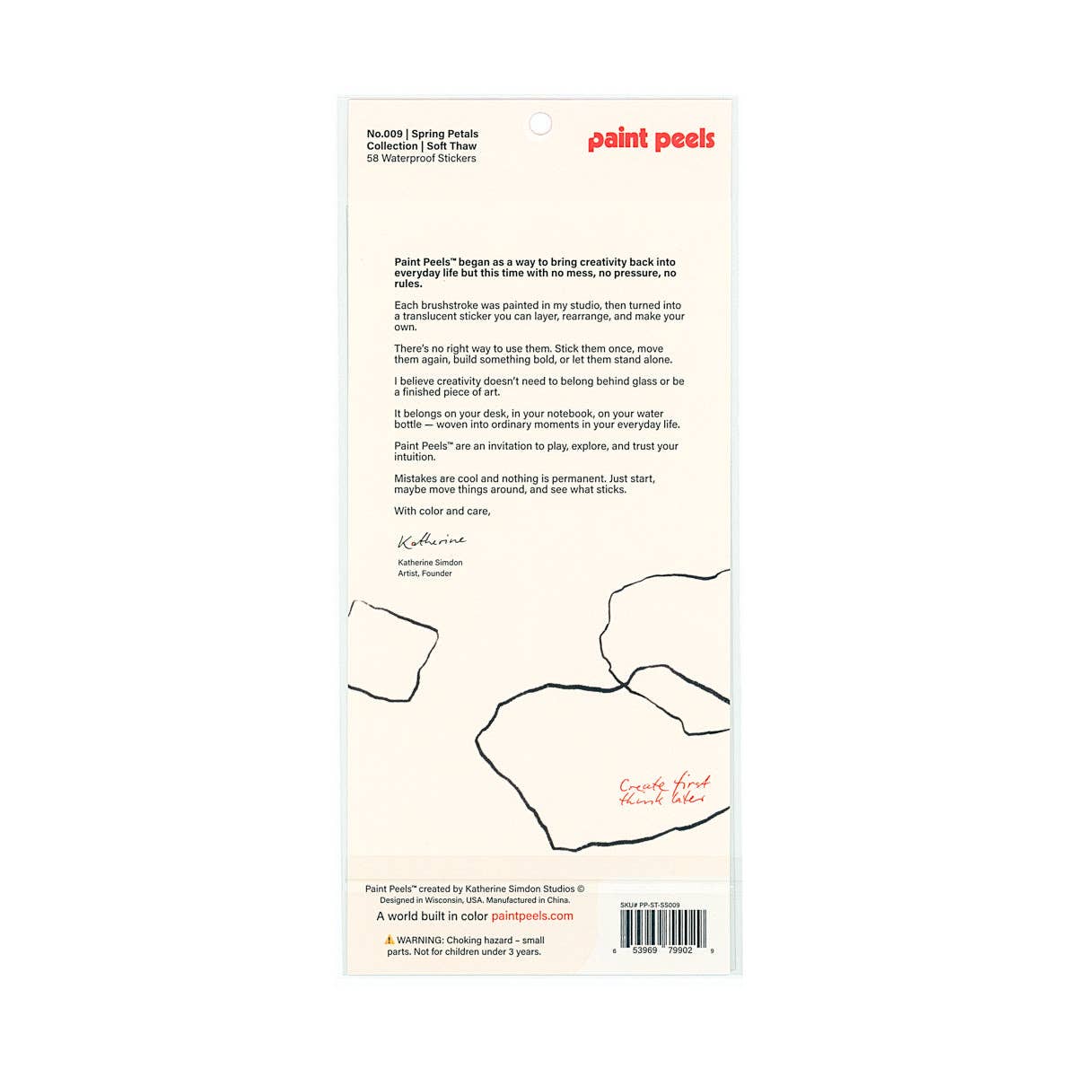 Spring Petals - No.009 Single Sticker Sheet