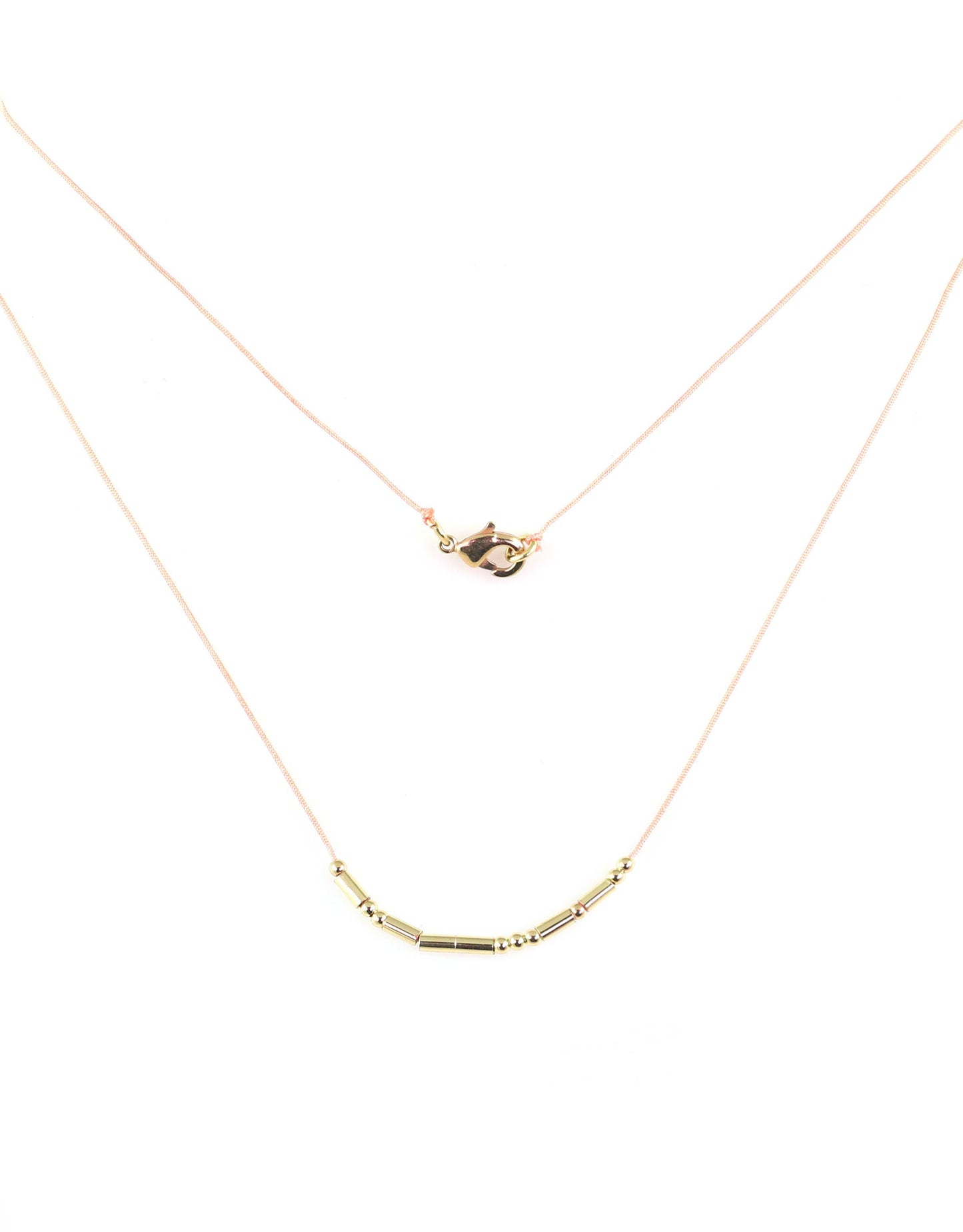 Morse Code Necklace - Gold - LOVED