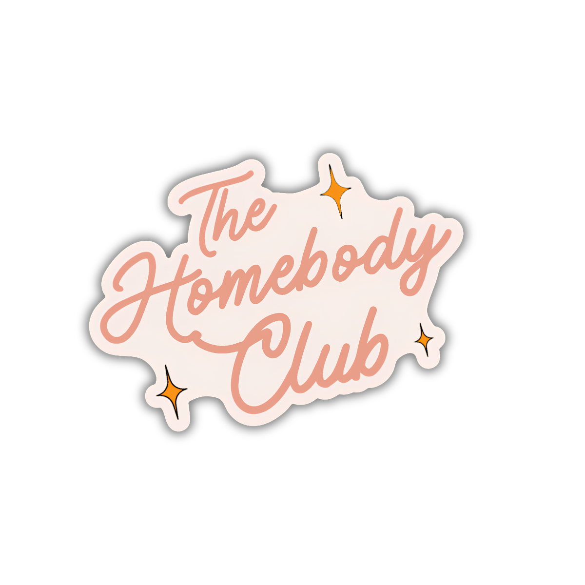 Homebody Sticker, The Homebody Club Cozy Introvert Decal