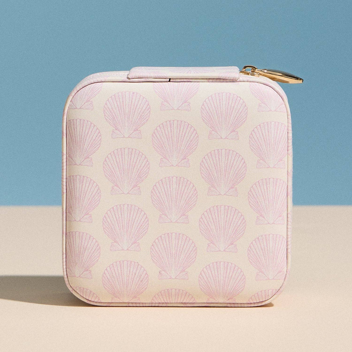 Pink Shell Travel Jewelry Box: PK / ONE